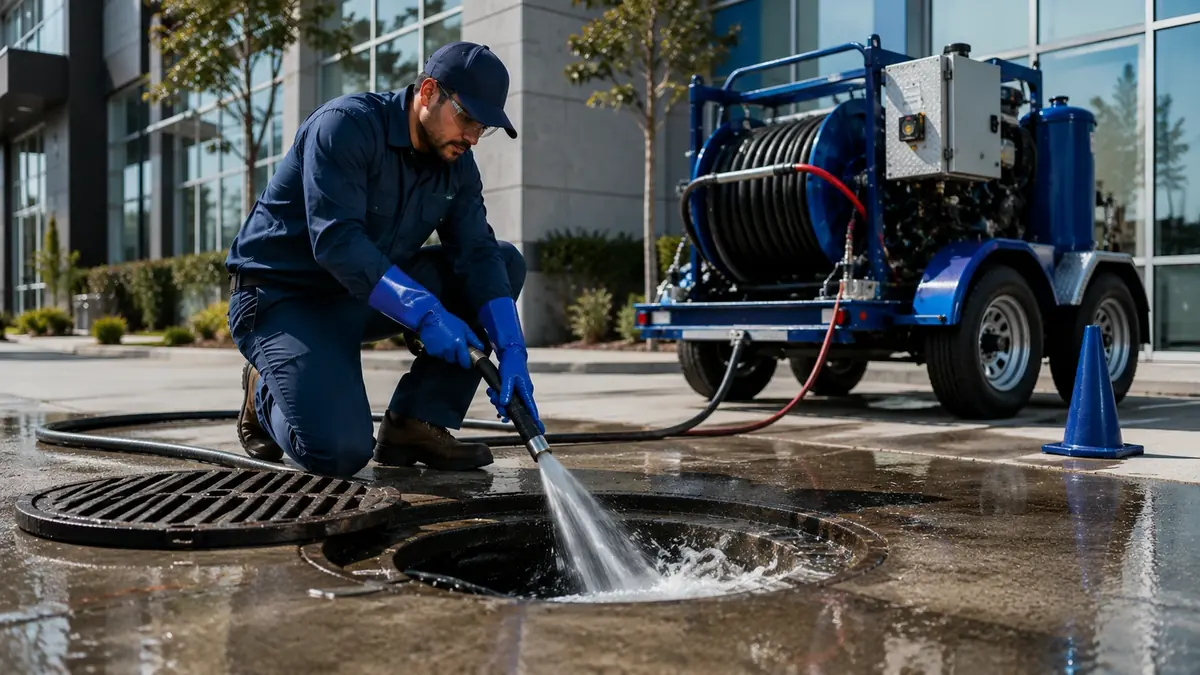 Commercial Hydro Jet Drain Cleaning in Sun City