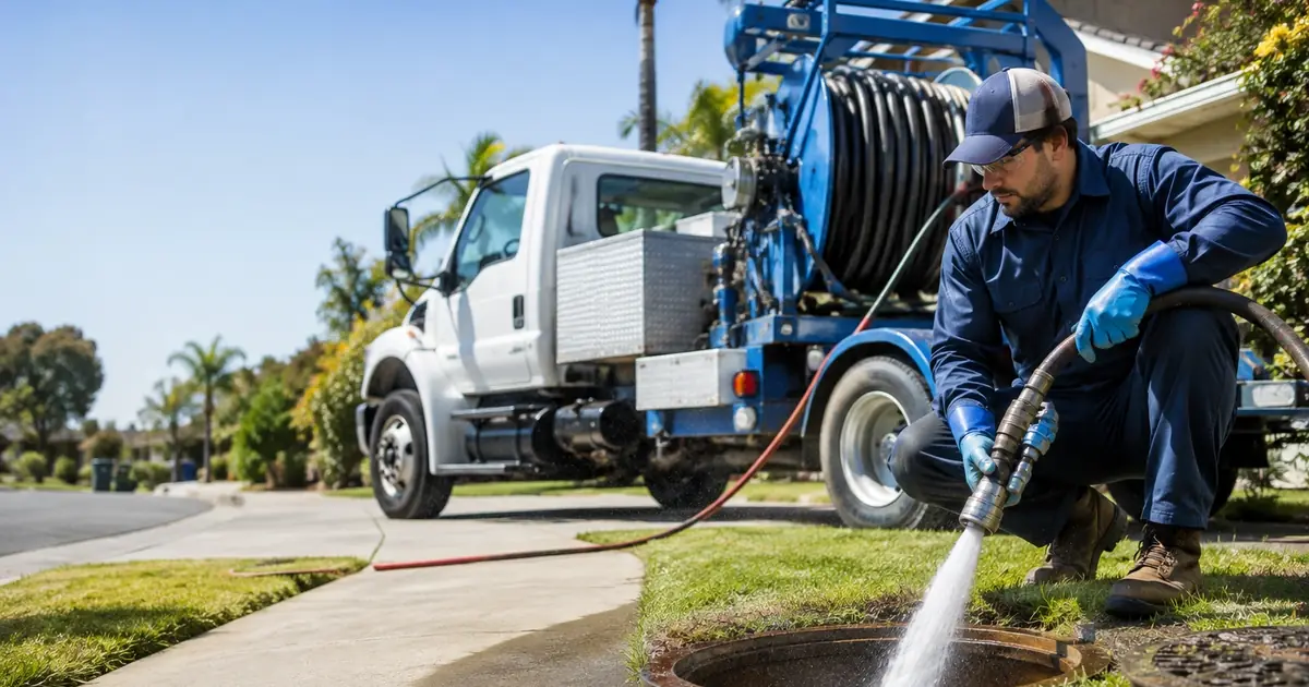 Hydro jet sewer cleaning Sun City