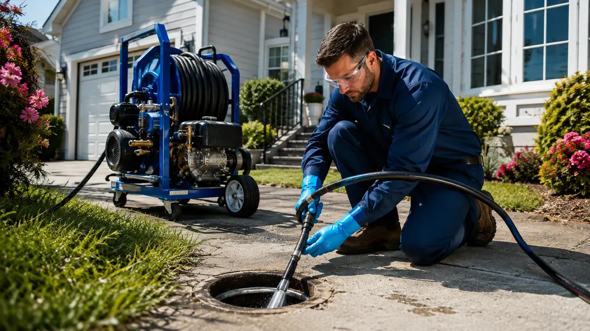 Residential Hydro Jet Drain Cleaning in Sun City