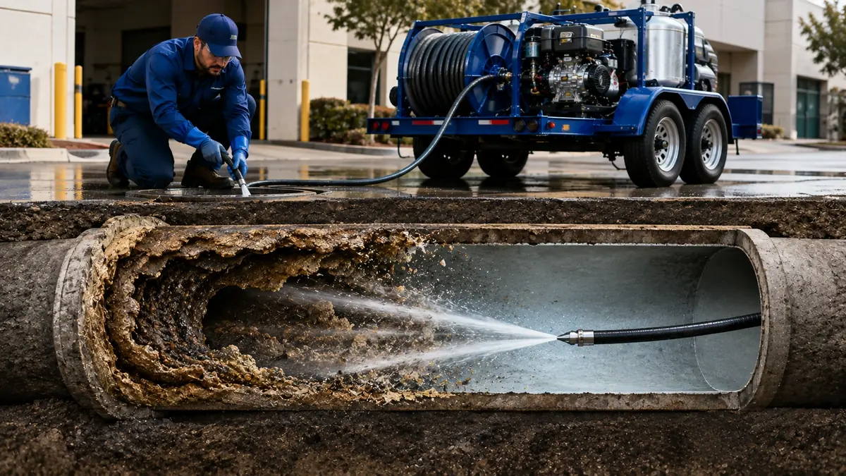 Sewer Pipe Descaling in Sun City